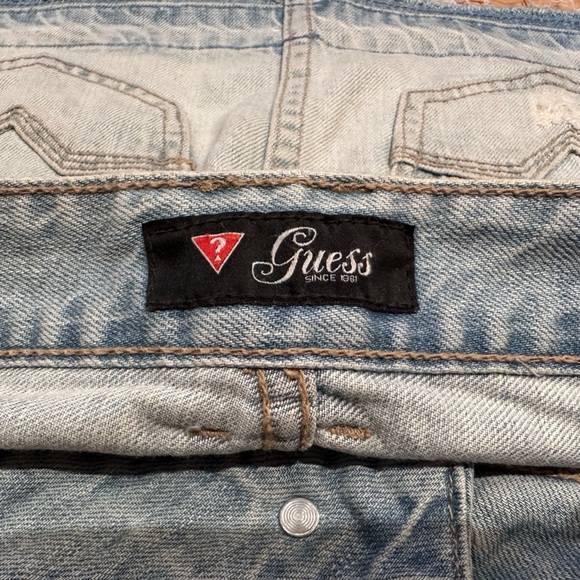 Guess Distressed Mini Skirt - Picture 4 of 5